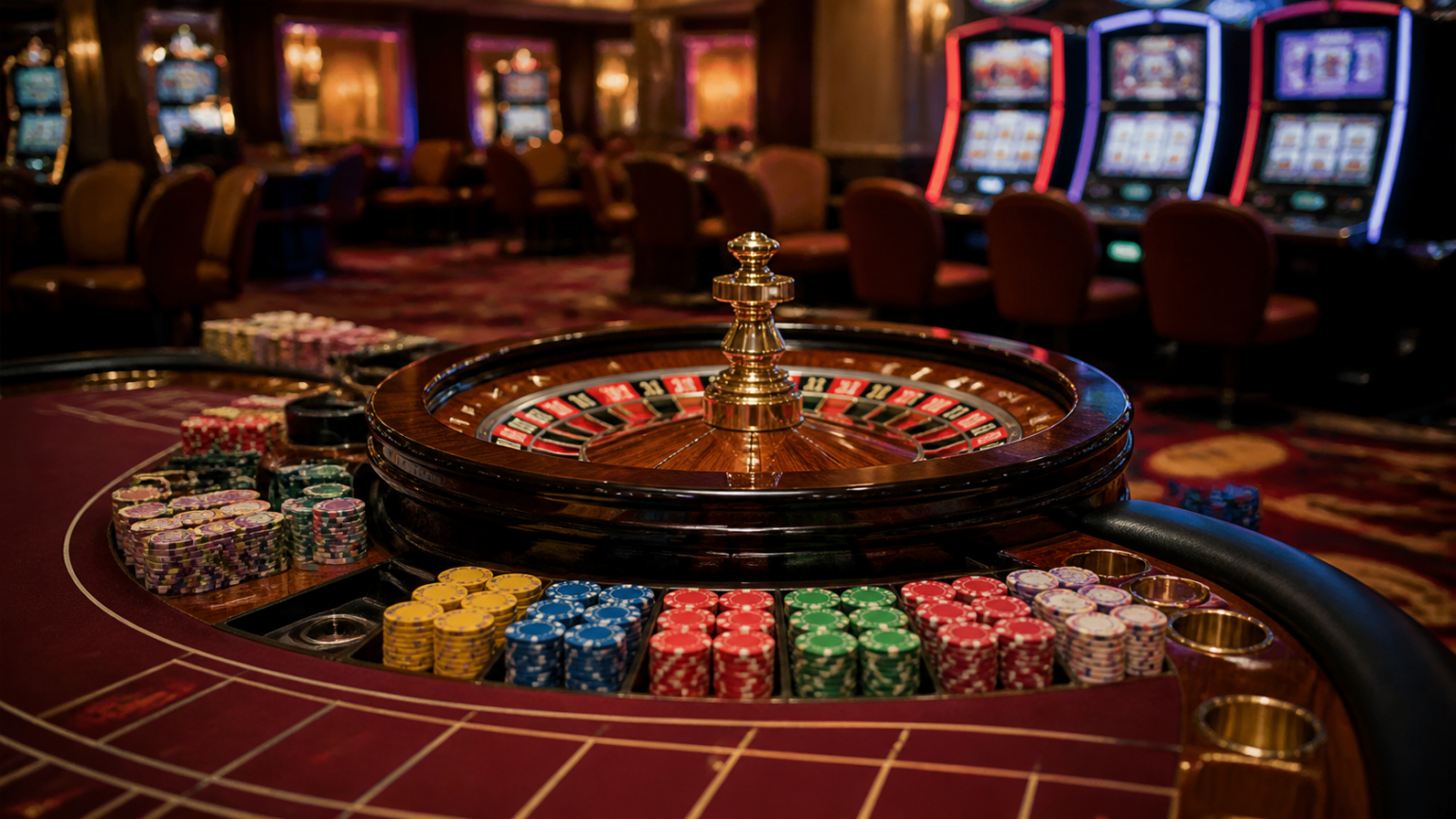 Come valutare i migliori casino online per un’esperienza di gioco consapevole Tavolo da casinò con roulette e fiches